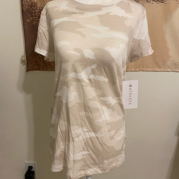 Athleta Tops - Athleta Camo Crew Tee Shirt